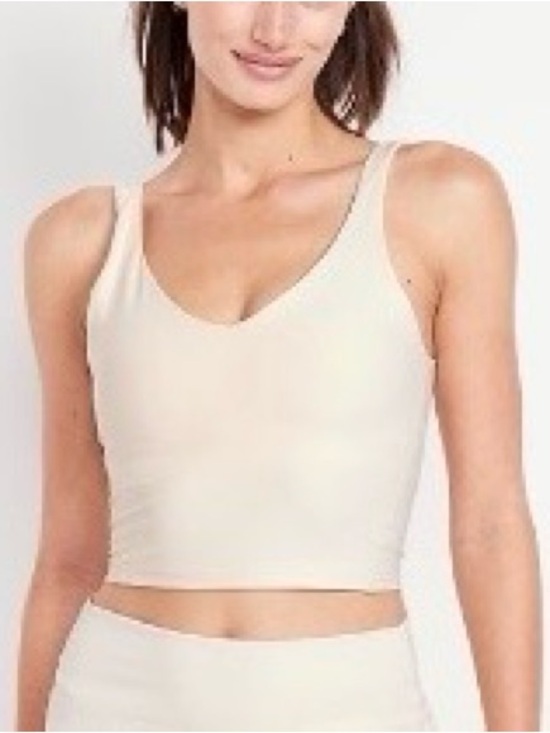 Old Navy Other - Old Navy XL V-neck 
Light Support
PowerSoft Longline
Sports Bra